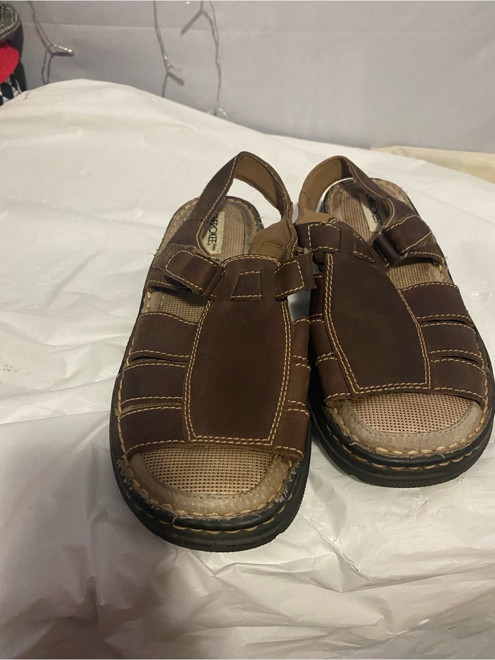 Men's Brown Casual Fisherman Sandals